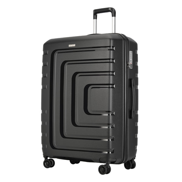 Valiză Bontour „Charm” cu 4 roți și lacăt TSA, mărimea L, negru