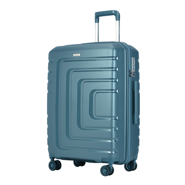 Valiză Bontour "Charm" cu 4 roți și lacăt TSA 67x44x25 cm, mărimea M, iceblue