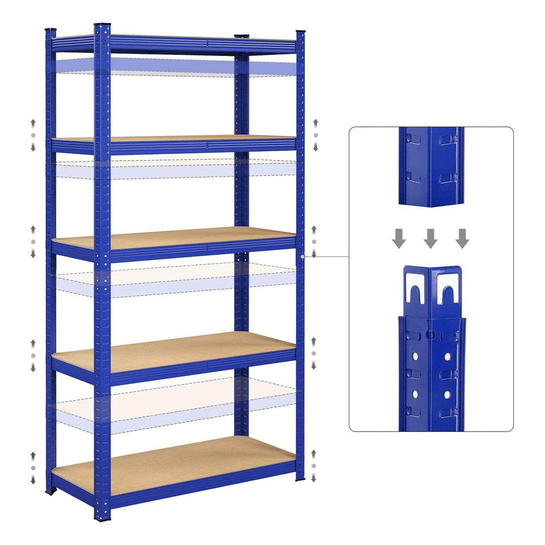 Raft Fem, raft de depozitare pentru sarcini grele, 180 x 90 x 40 cm, poate fi încărcat până la 875 kg