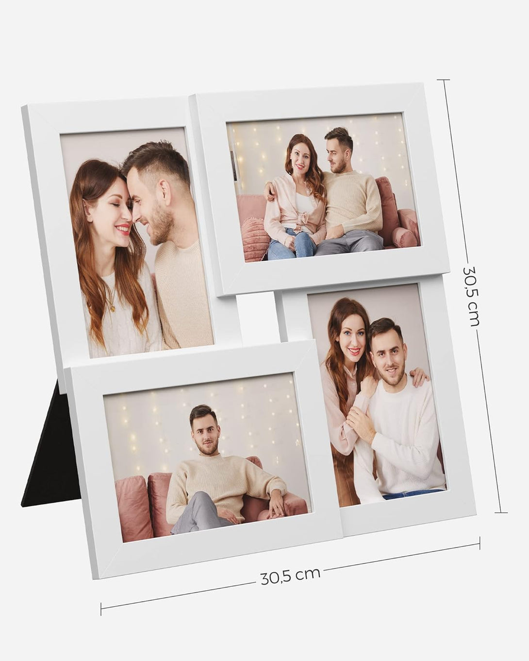 Ramă pentru 4 fotografii , alb