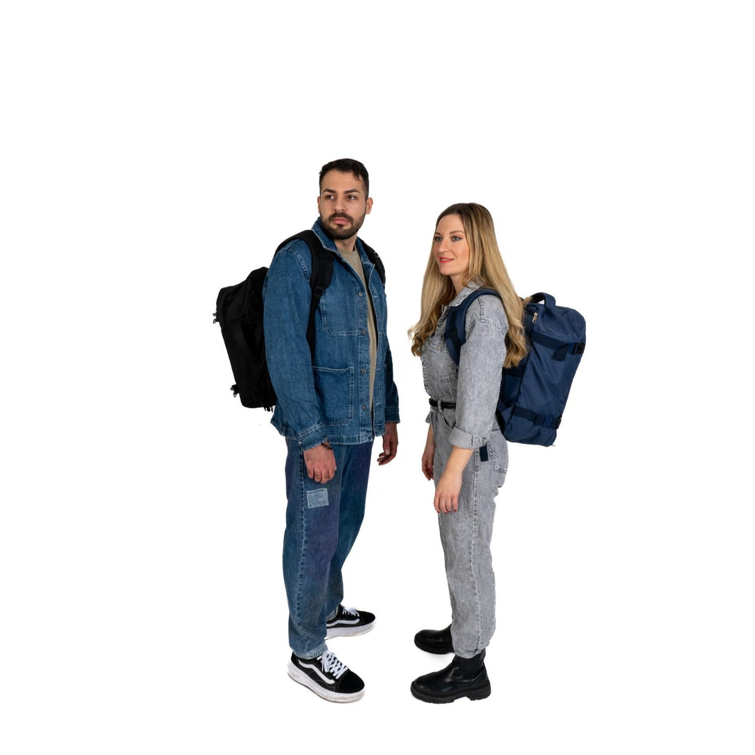Rucsac de călătorie BONTOUR AIR, Bagaj de mână dimensiune cabină 55x40x20cm, culoare albastru