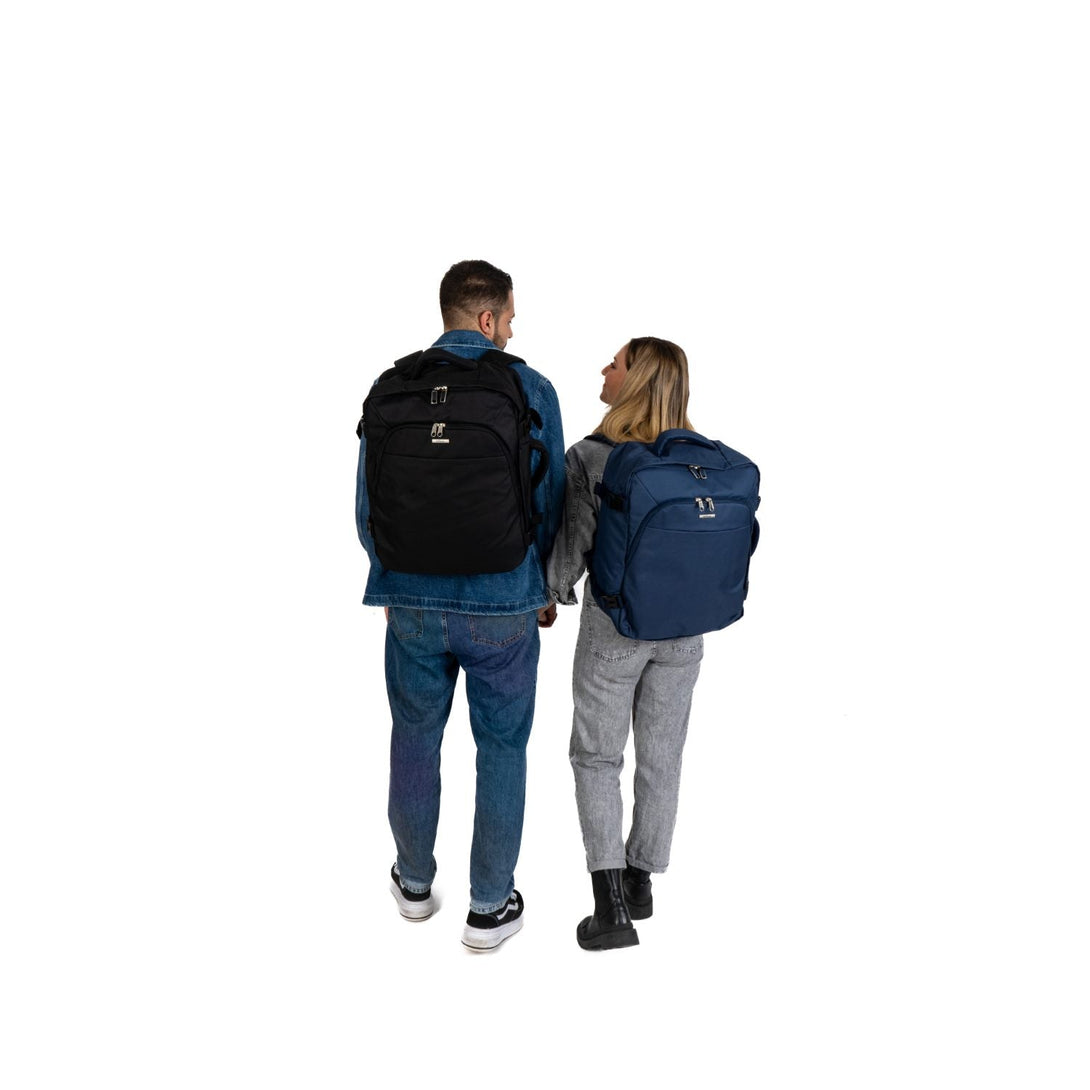 Rucsac de călătorie BONTOUR AIR, Bagaj de mână dimensiune cabină 55x40x20cm, culoare neagră