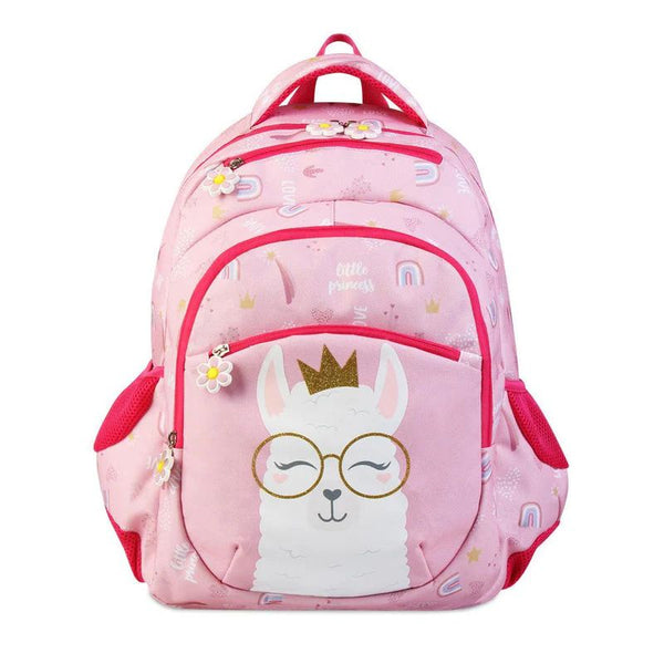 Rucsac pentru copii PLAY cu model alpaca , roz | BONTOUR