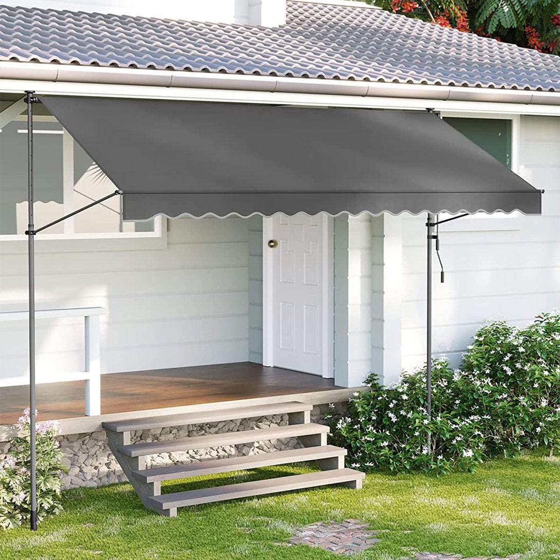 SONGMICS Copertina de prindere 350 x 130 cm, antracit