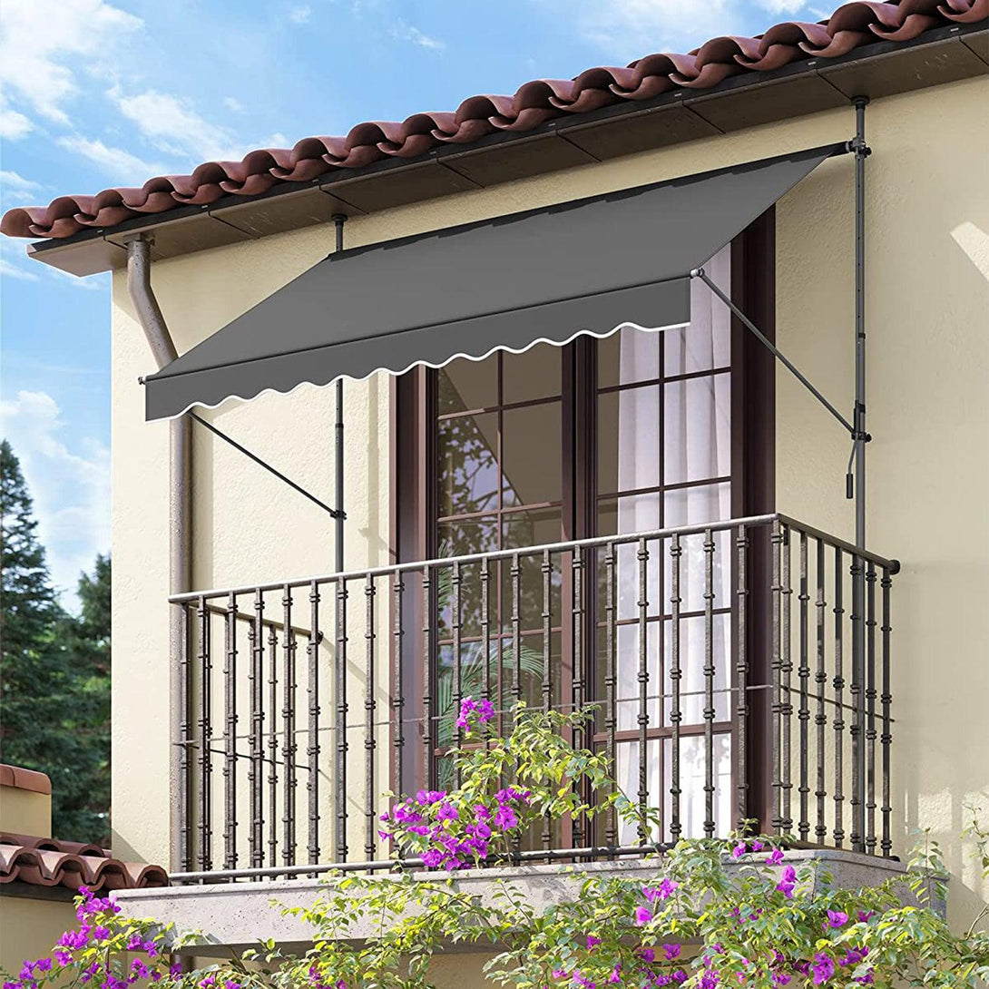 SONGMICS Copertina de prindere 350 x 130 cm, antracit