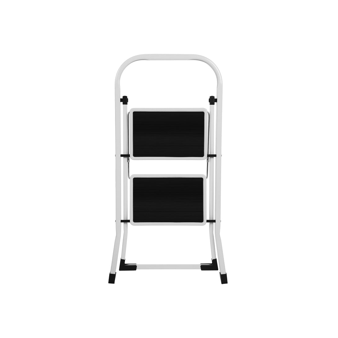 Scară rabatabilă Songmics în 2 trepte, max. capacitate de incarcare 150 kg