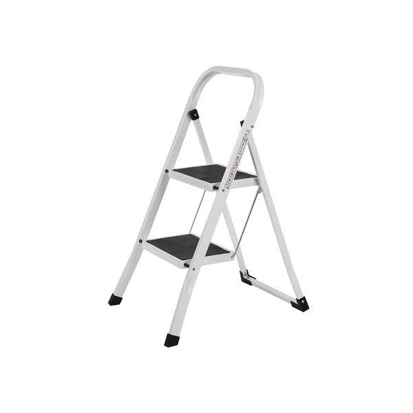 Scară rabatabilă Songmics în 2 trepte, max. capacitate de incarcare 150 kg