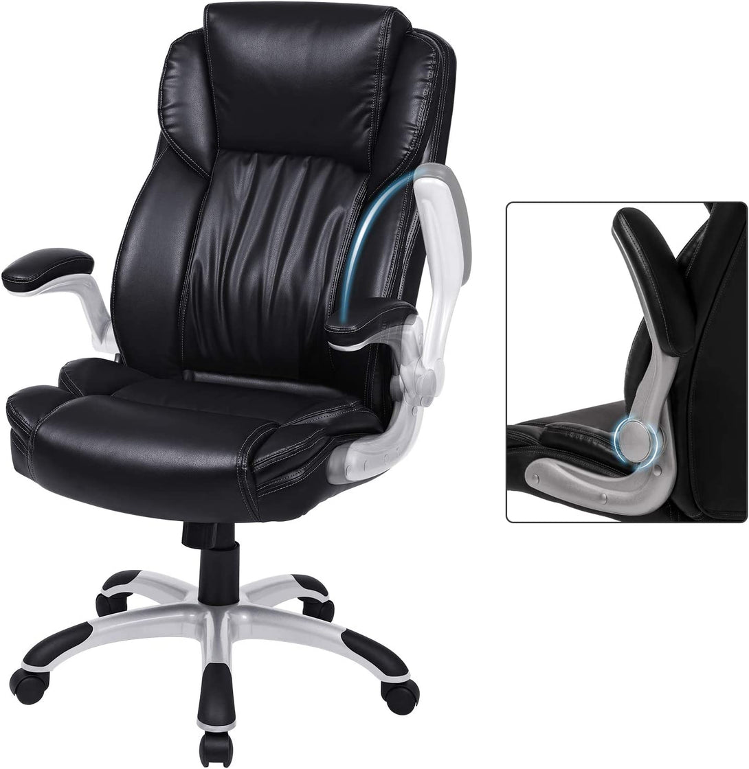 Scaun de birou premium, scaun director, negru