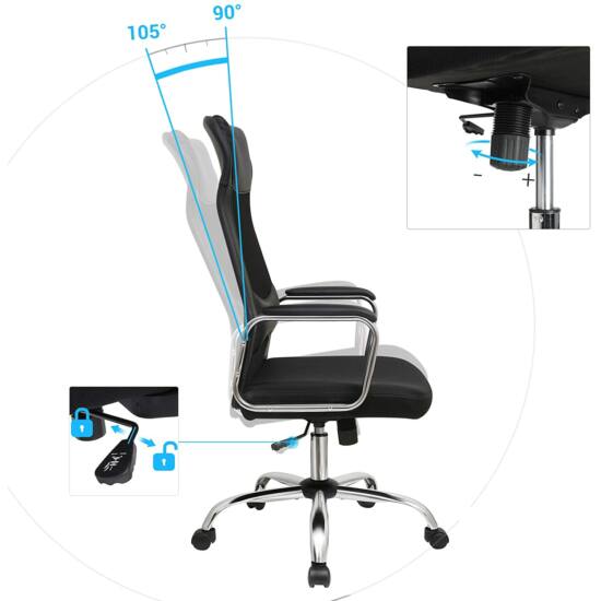Scaun de birou, scaun ergonomic pentru computer