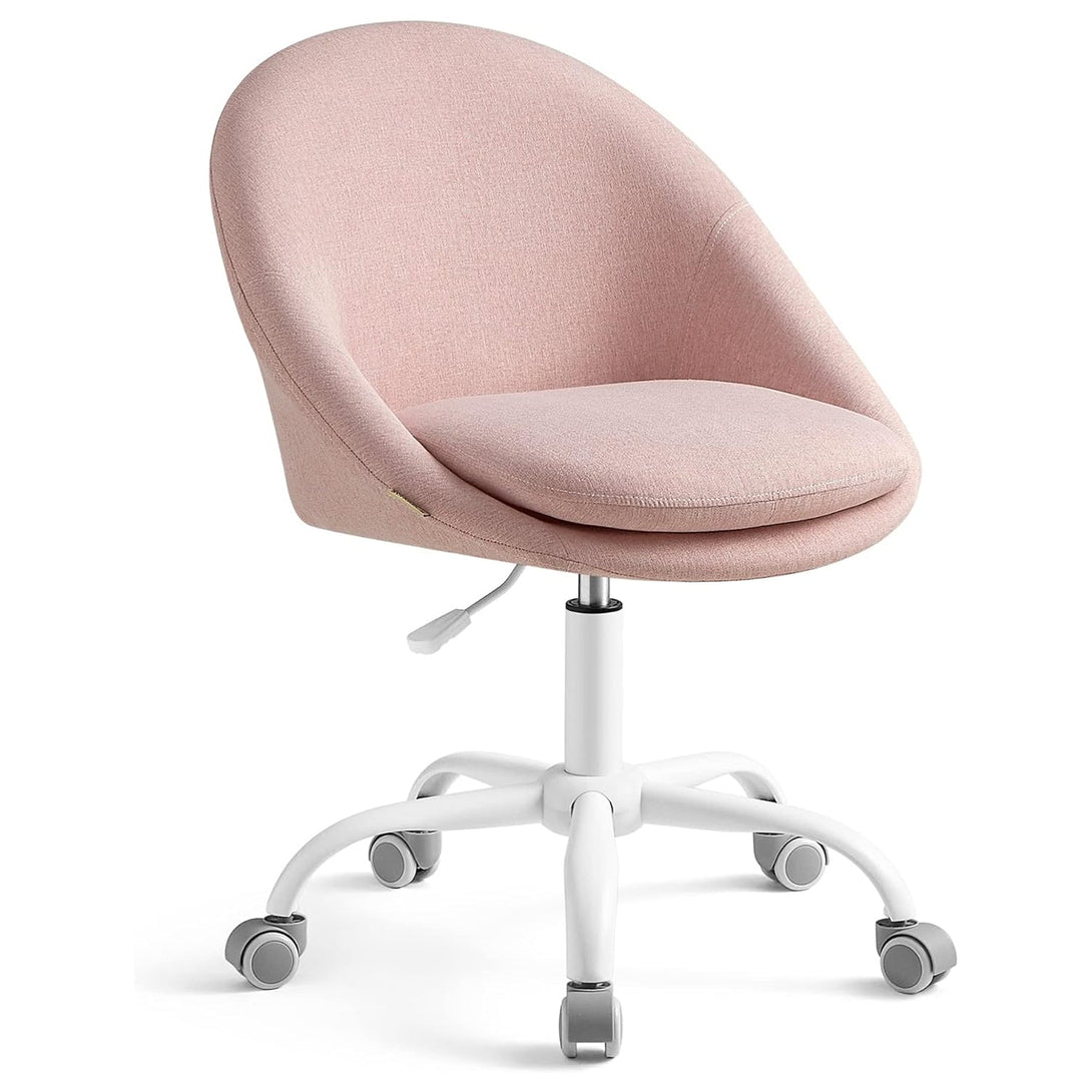 Scaun pivotant inaltime reglabilă , roz pastel
