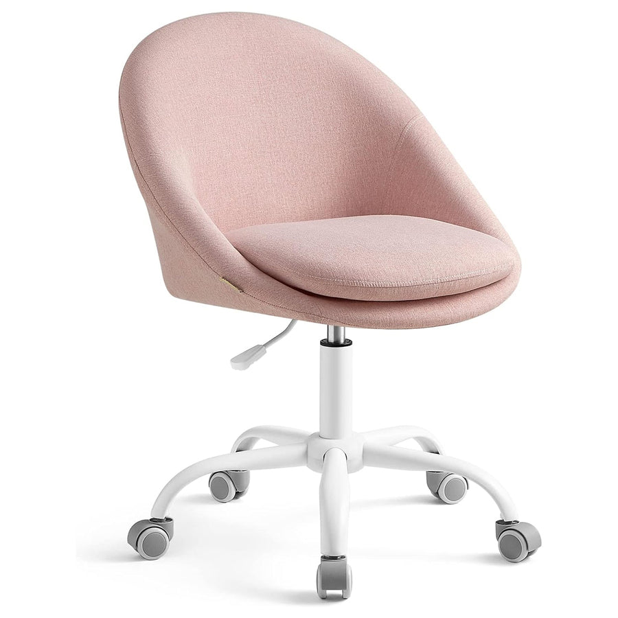 Scaun pivotant inaltime reglabilă , roz pastel