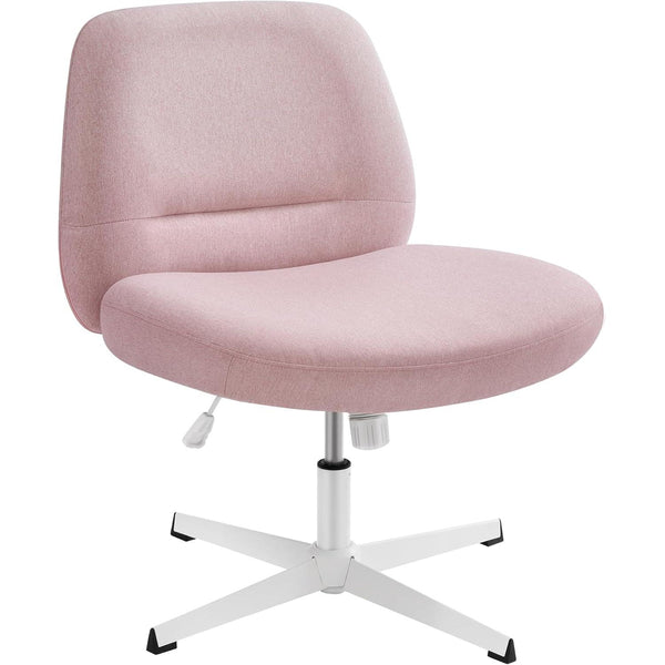 Scaun pivotant , modern , reglabil pe inaltime , roz pastel