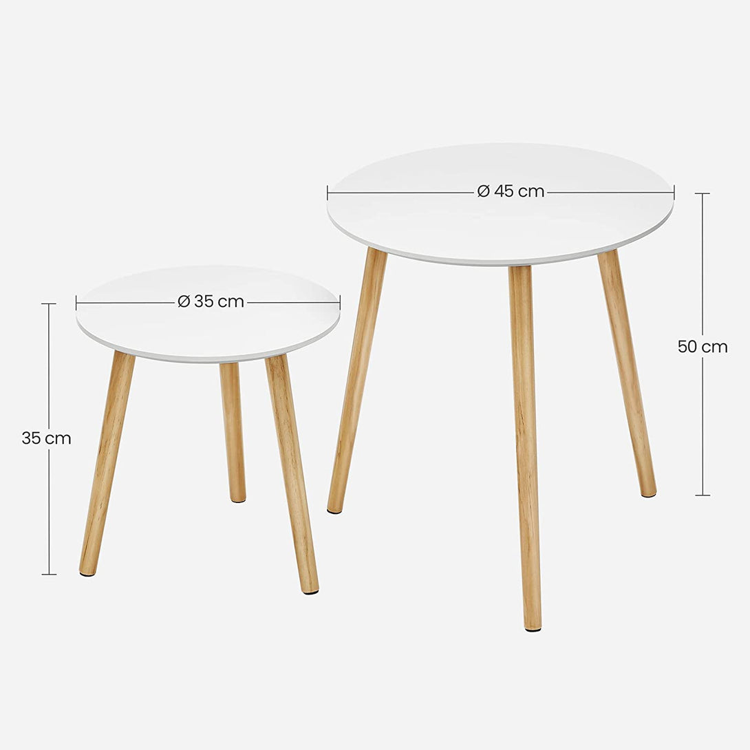 Set de 2 mese stivuibile