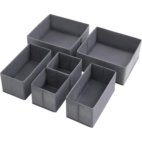 Set de 6 sertare organizatoare, gri