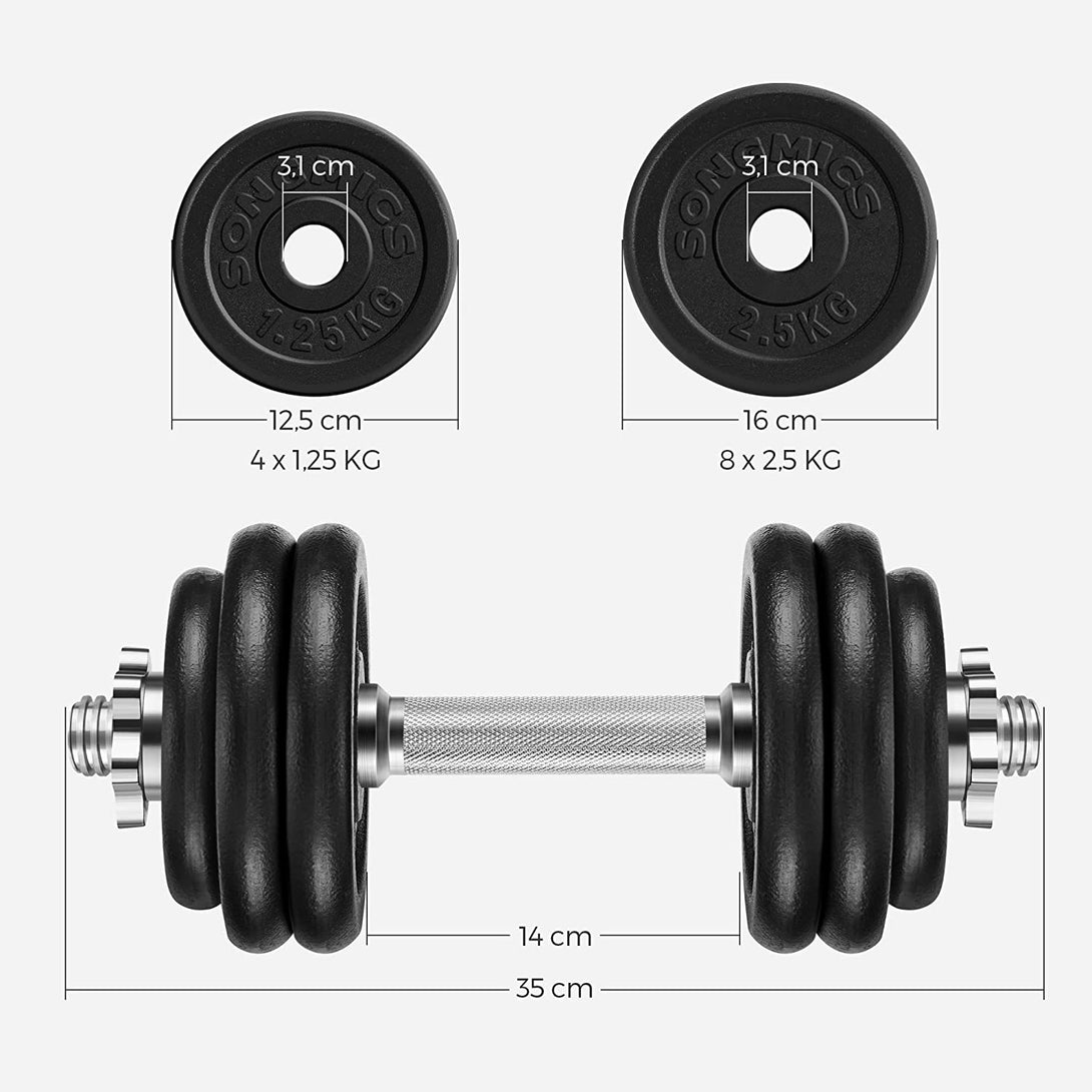 Set de greutate fontă reglabilă 30 kg