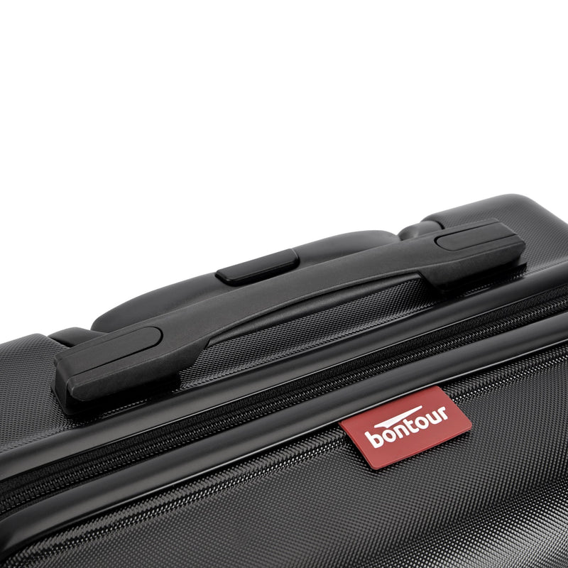 Set de valize BONTOUR „Spinner” cu 4 roți, negru