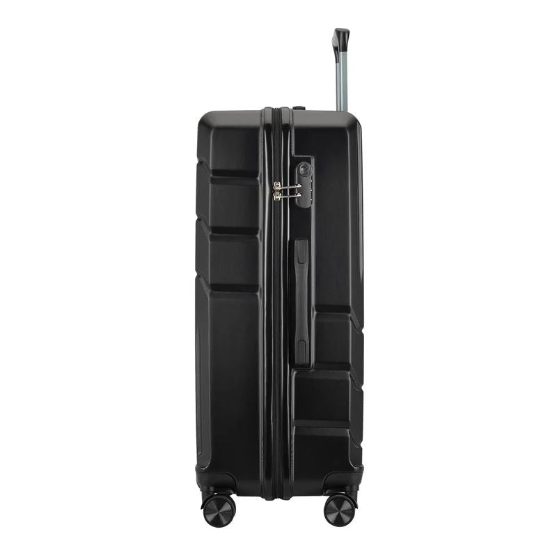 Set de valize BONTOUR „Spinner” cu 4 roți, negru