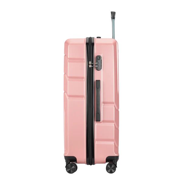 Set de valize BONTOUR „Spinner” cu 4 roți, rosegold