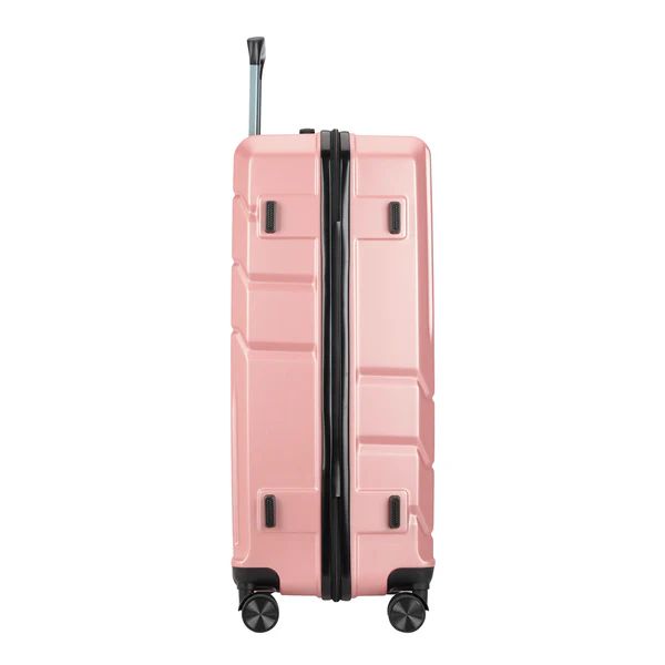 Set de valize BONTOUR „Spinner” cu 4 roți, rosegold