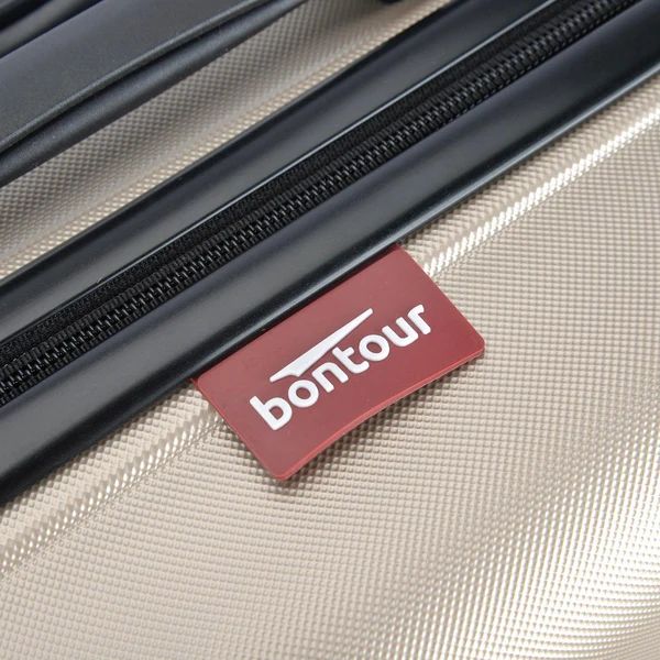Set de valize BONTOUR „Spinner” cu 4 roți, sampanie