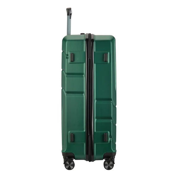 Set de valize BONTOUR „Spinner” cu 4 roți, verde