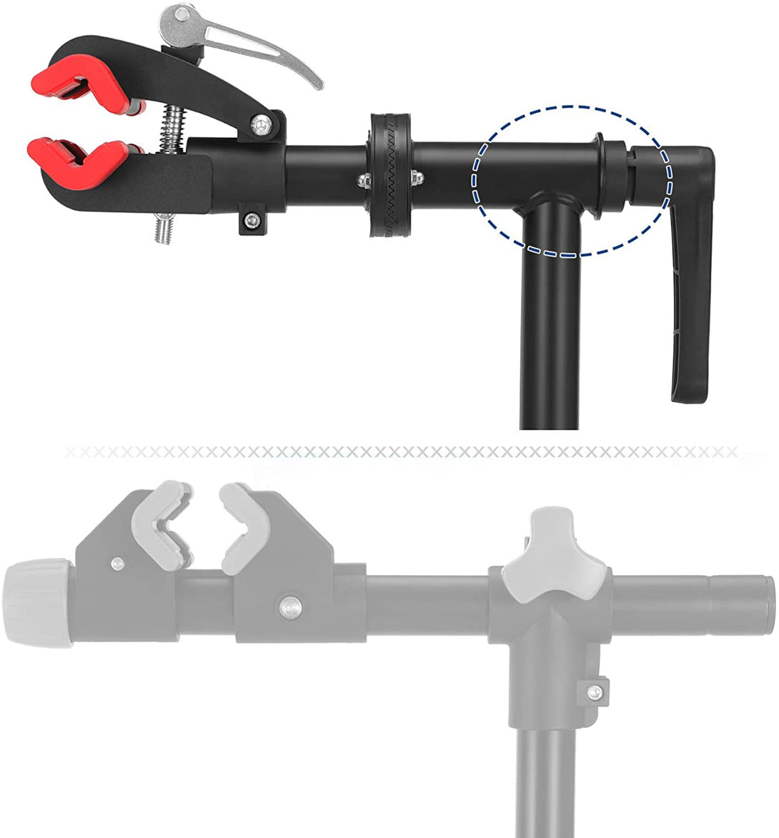 Stand reparatie biciclete, 95 x 97-157 x 81 cm, rosu si negru