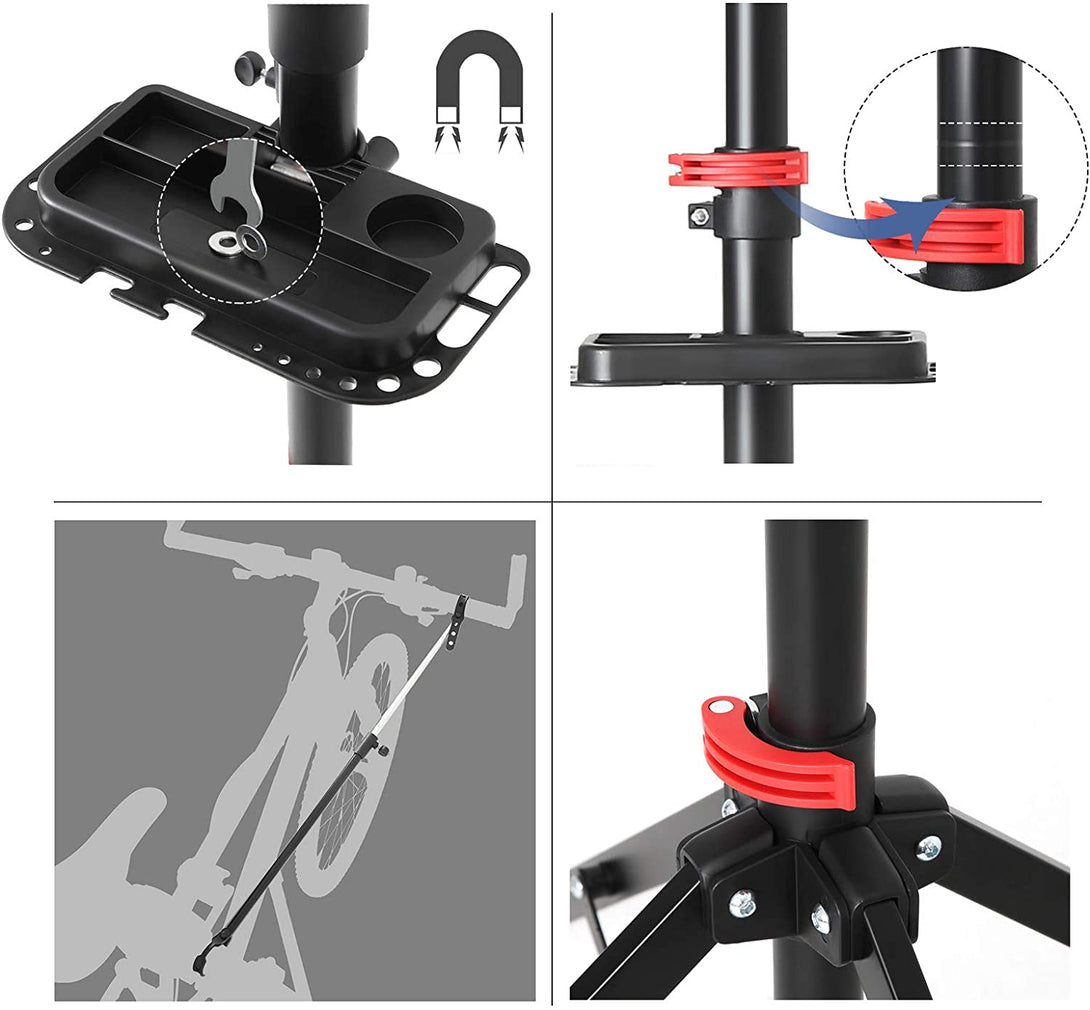 Suport de reparare biciclete tavă magnetică pentru instrumente