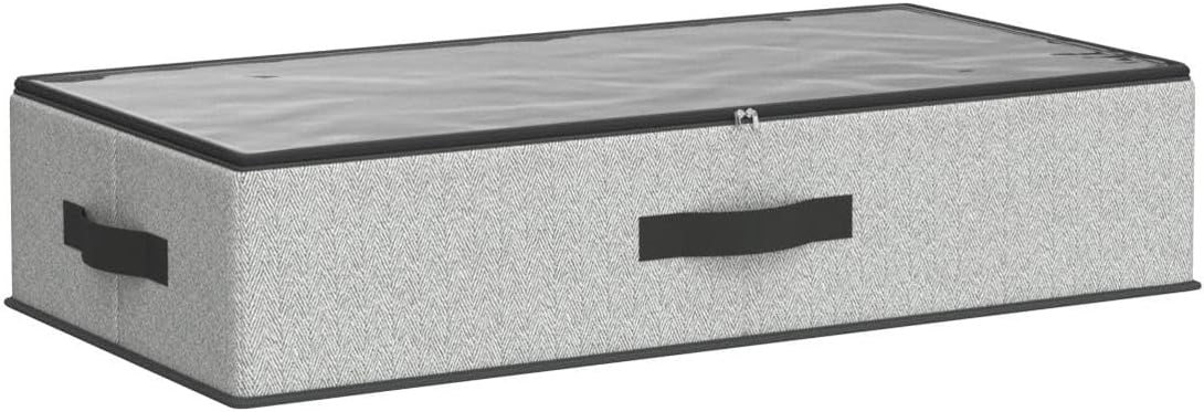 Suport lenjerie de pat 2 buc , 82x40x15 cm gri