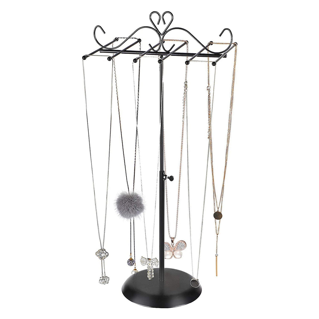 Suport pentru bijuterii, Suport pentru bijuterii din metal, 20,5 x (28-45) x 14 cm