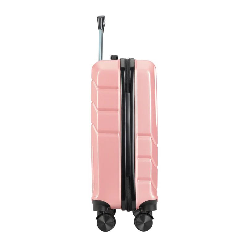 Valisă de cabină cu 4 roți Bontour „Spinner” 55x39x20 cm, Rose Gold