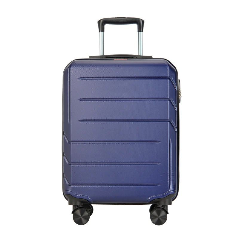 Valisă de cabină cu 4 roți Bontour „Spinner” 55x39x20 cm, albastru