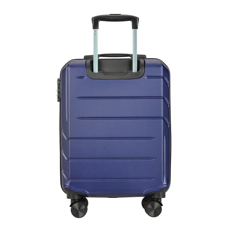 Valisă de cabină cu 4 roți Bontour „Spinner” 55x39x20 cm, albastru