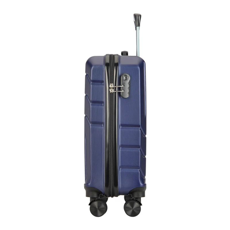 Valisă de cabină cu 4 roți Bontour „Spinner” 55x39x20 cm, albastru