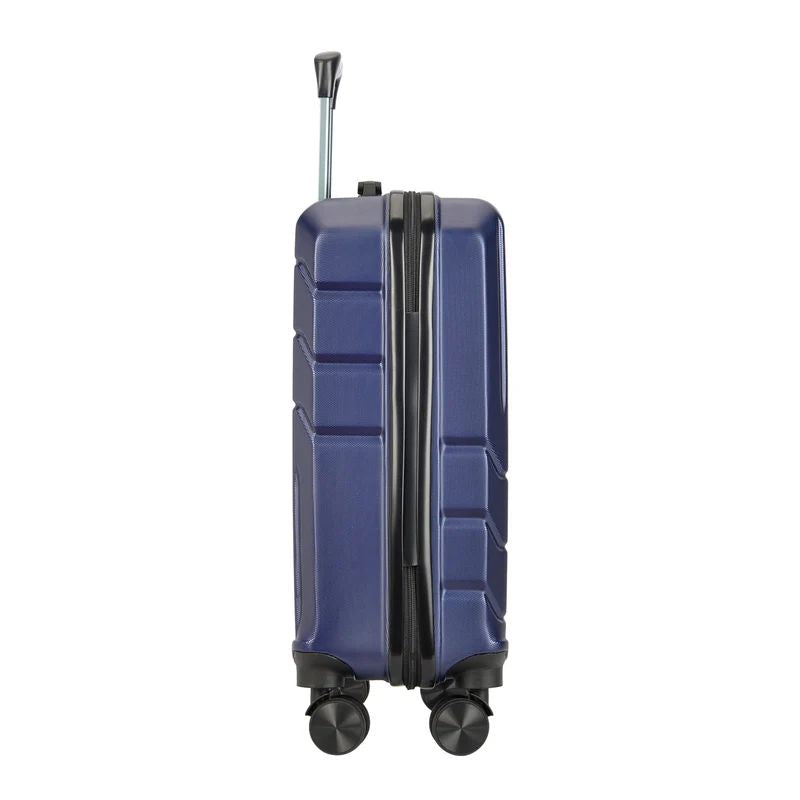 Valisă de cabină cu 4 roți Bontour „Spinner” 55x39x20 cm, albastru