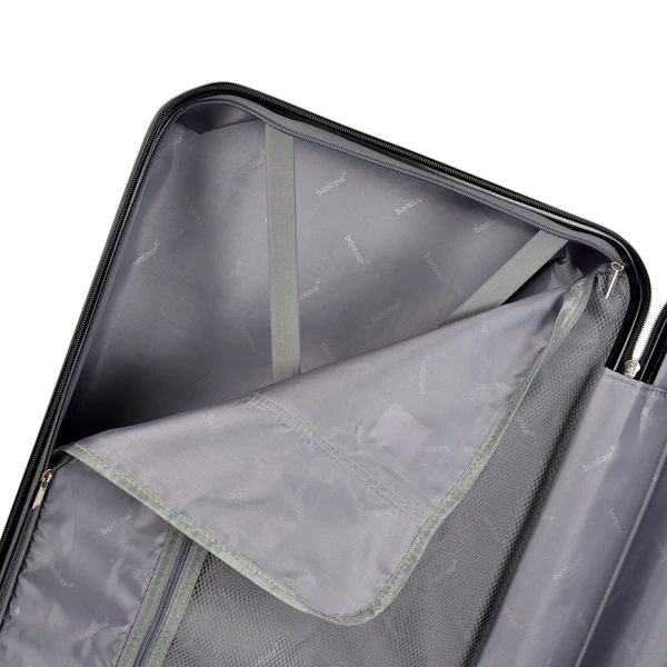 Valisă de cabină cu 4 roți Bontour „Spinner” 55x39x20 cm, albastru