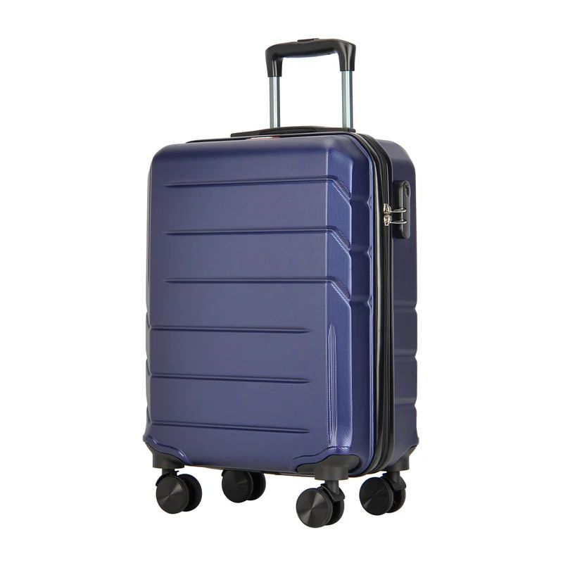 Valisă de cabină cu 4 roți Bontour „Spinner” 55x39x20 cm, albastru