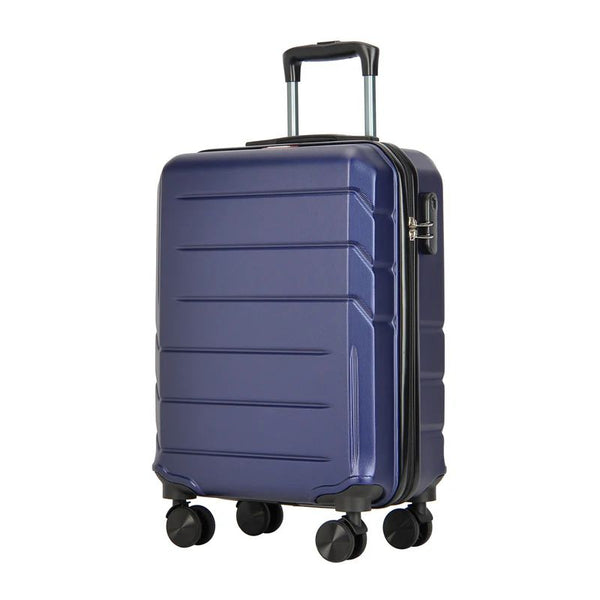 Valisă de cabină cu 4 roți Bontour „Spinner” 55x39x20 cm, albastru