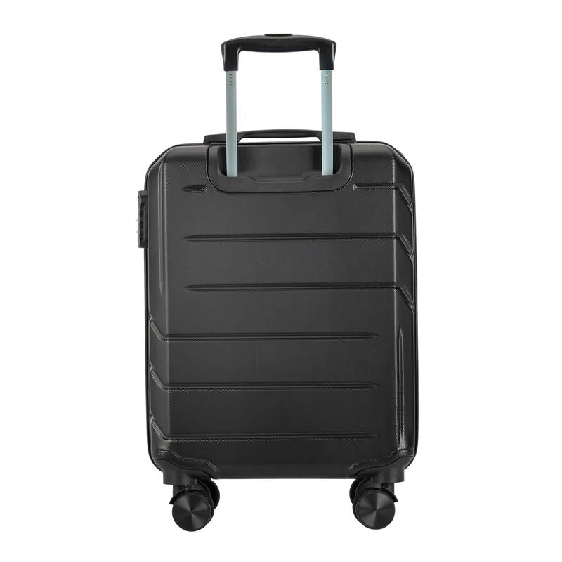 Valisă de cabină cu 4 roți Bontour „Spinner” 55x39x20 cm, neagră