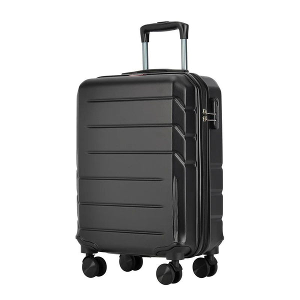 Valisă de cabină cu 4 roți Bontour „Spinner” 55x39x20 cm, neagră