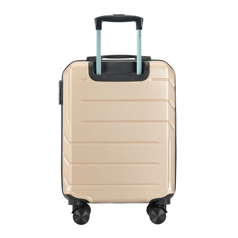 Valisă de cabină cu 4 roți Bontour „Spinner”, 55x39x20 cm, șampanie