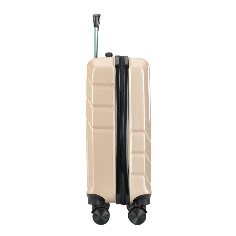 Valisă de cabină cu 4 roți Bontour „Spinner”, 55x39x20 cm, șampanie