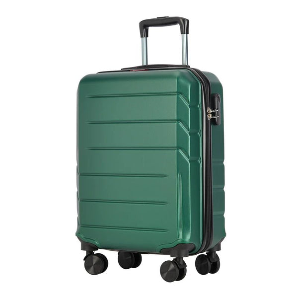 Valisă de cabină cu 4 roți Bontour "Spinner" 55x39x20 cm, verde