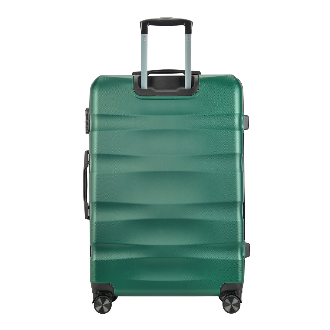 Valisă mare cu roți duble BONTOUR „Wave”, Jungle Green, mărime L