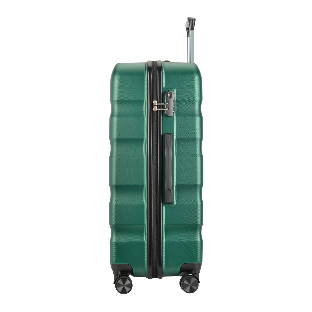 Valisă mare cu roți duble BONTOUR „Wave”, Jungle Green, mărime L