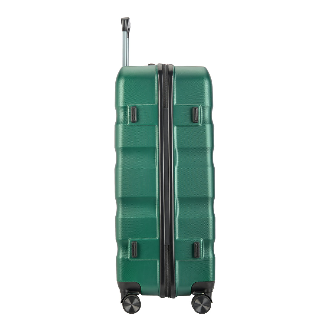 Valisă mare cu roți duble BONTOUR „Wave”, Jungle Green, mărime L