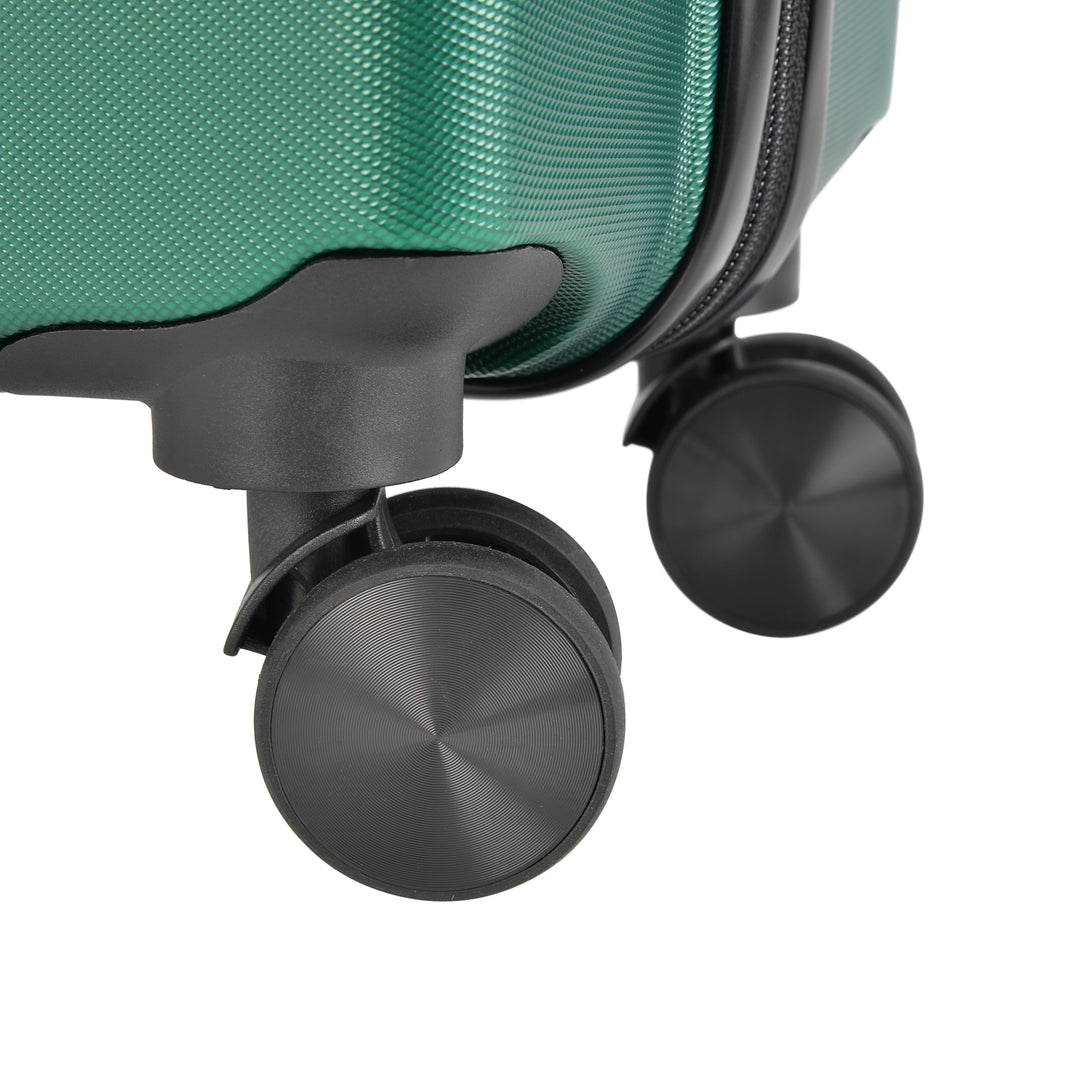 Valisă mare cu roți duble BONTOUR „Wave”, Jungle Green, mărime L