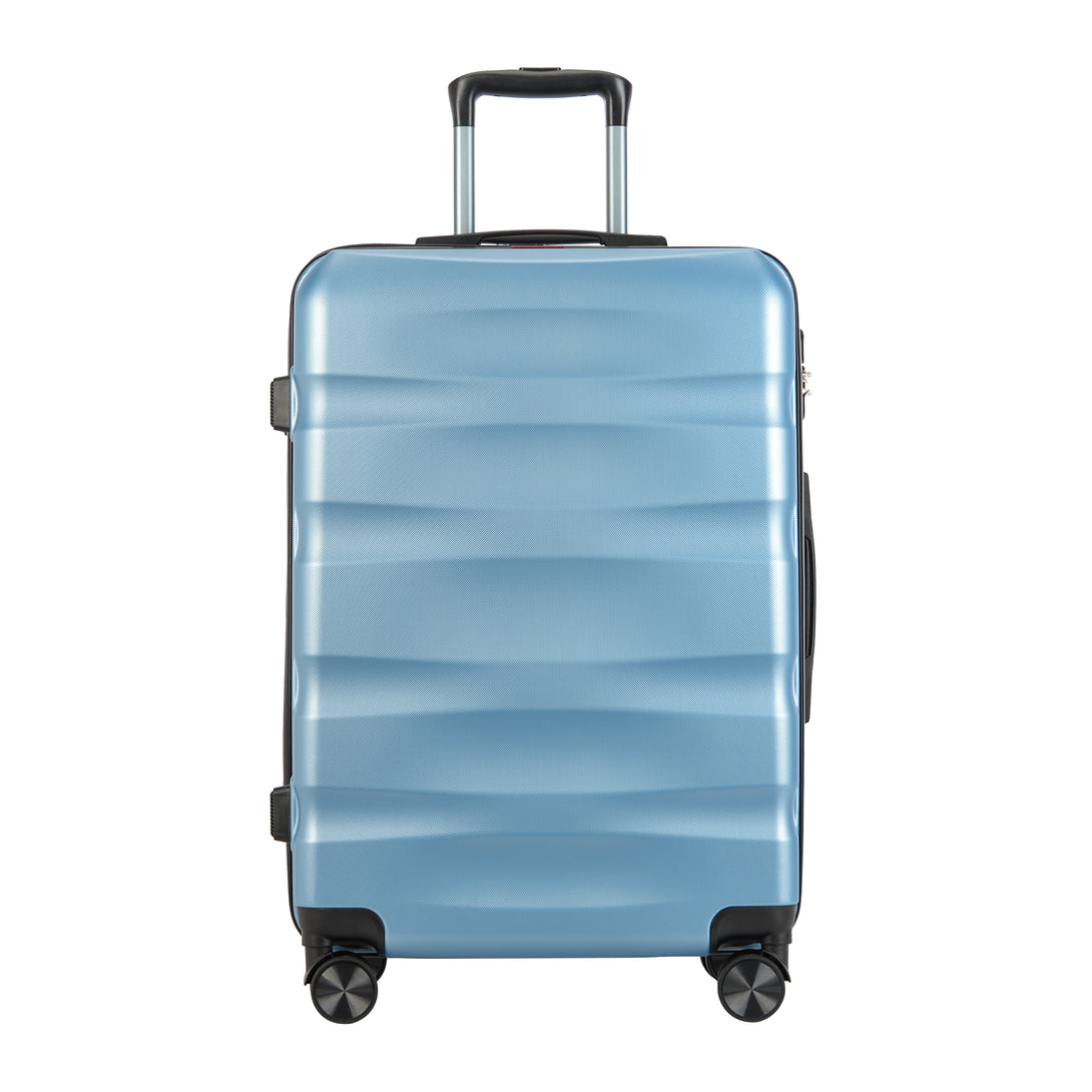 Valiză cu roți duble BONTOUR „WAVE” medie, mărimea M, iceblue