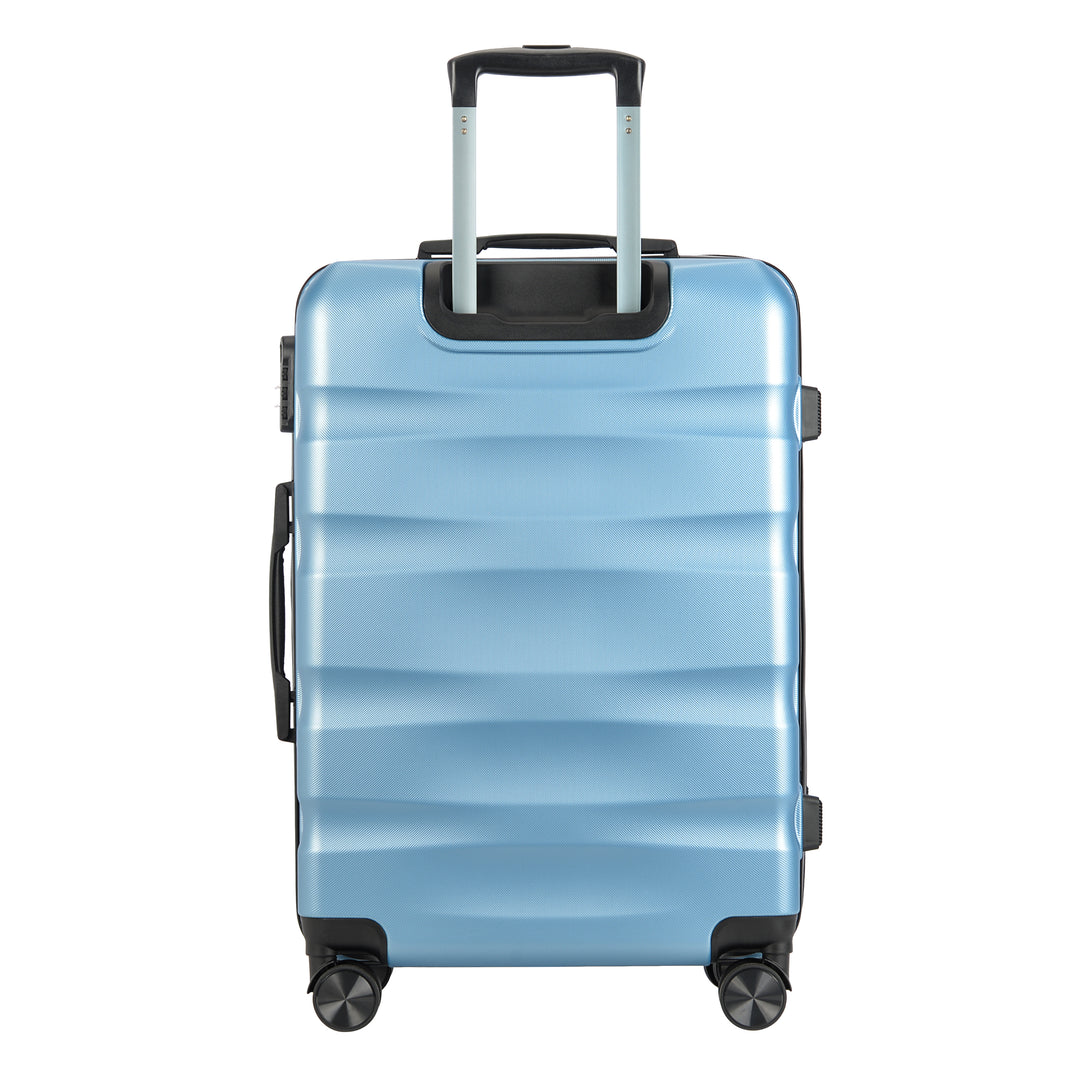 Valiză cu roți duble BONTOUR „WAVE” medie, mărimea M, iceblue