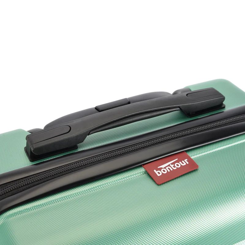 Valiză de cabină cu 4 roți BONTOUR „Spinner” 55x39x20cm, Verde pudră