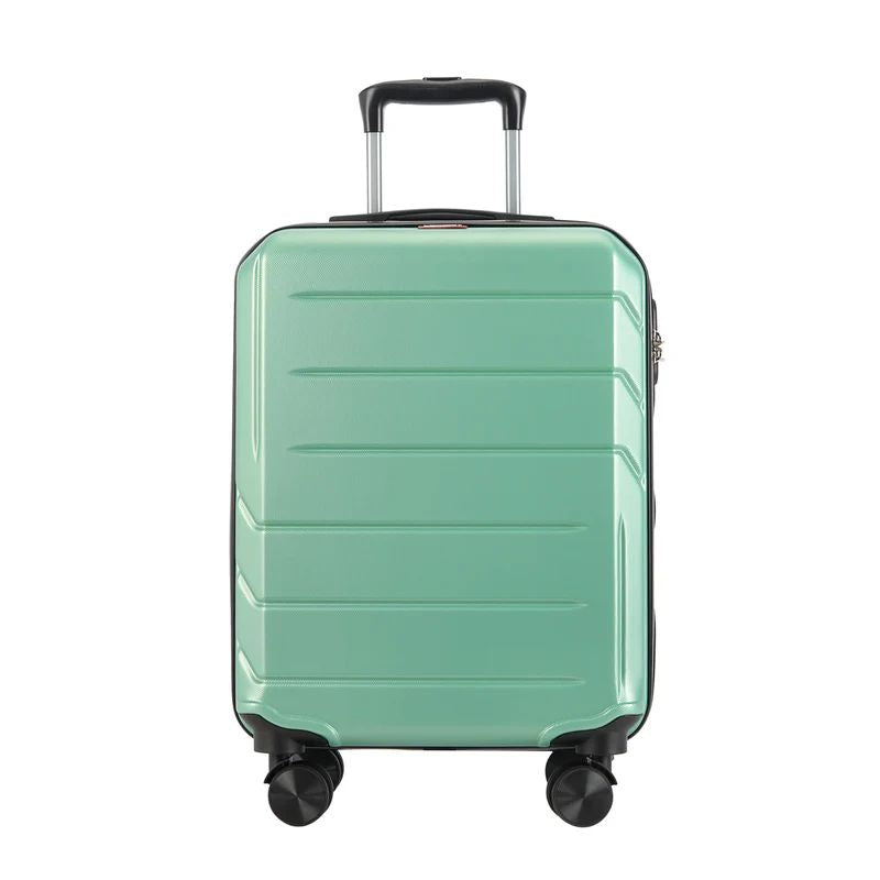 Valiză de cabină cu 4 roți BONTOUR „Spinner” 55x39x20cm, Verde pudră